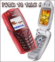 Push To Talk, mviles walkie-talkies